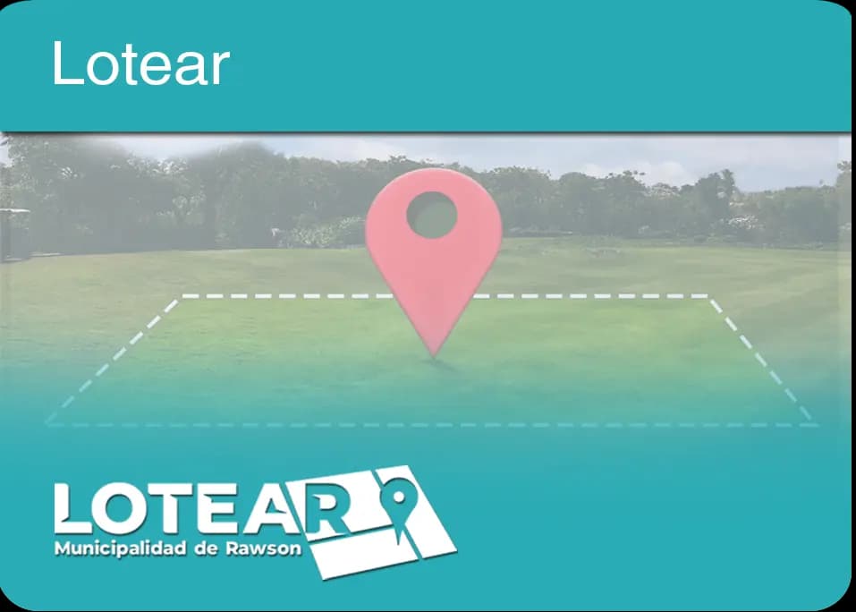 Información plan Lotear Rawson