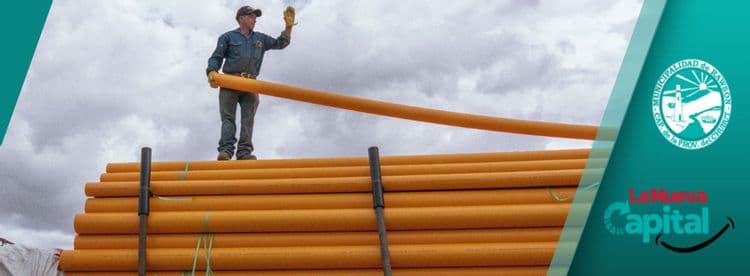 Imagen de la noticia que habla sobre: LA MUNICIPALIDAD DE RAWSON ANUNCIA LA LLEGADA DE MATERIALES PARA LA OBRA DE RED DOMICILIARIA DE GAS EN LAS ÁREAS 12 Y 13