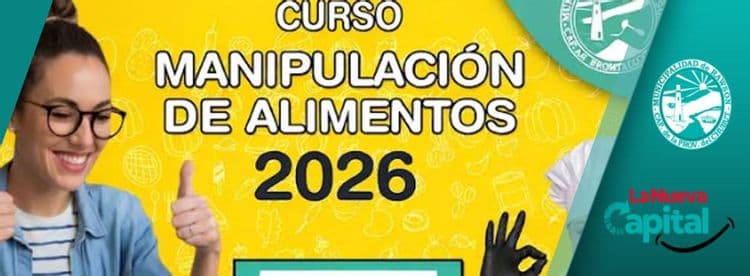 Imagen de la noticia que habla sobre: FEBRERO 2026: RAWSON ABRE LA INSCRIPCIÓN AL CURSO DE MANIPULACIÓN DE ALIMENTOS EN MODALIDAD VIRTUAL Y PRESENCIAL