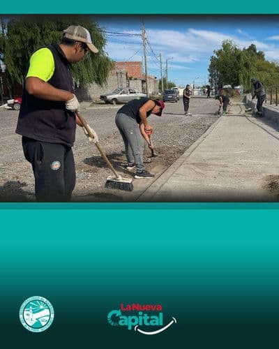 Imagen del carrusel que muestra la noticia o novedad LA MUNICIPALIDAD FINALIZÓ TRABAJOS DE LIMPIEZA Y DESMALEZAMIENTO EN EL BARRIO HUNT